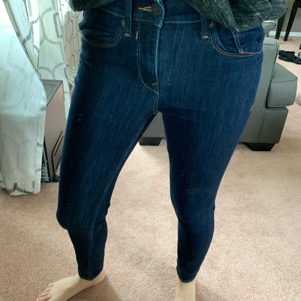 GOOD CONDITION MID RISE EXPRESS JEANS 0 SHORT